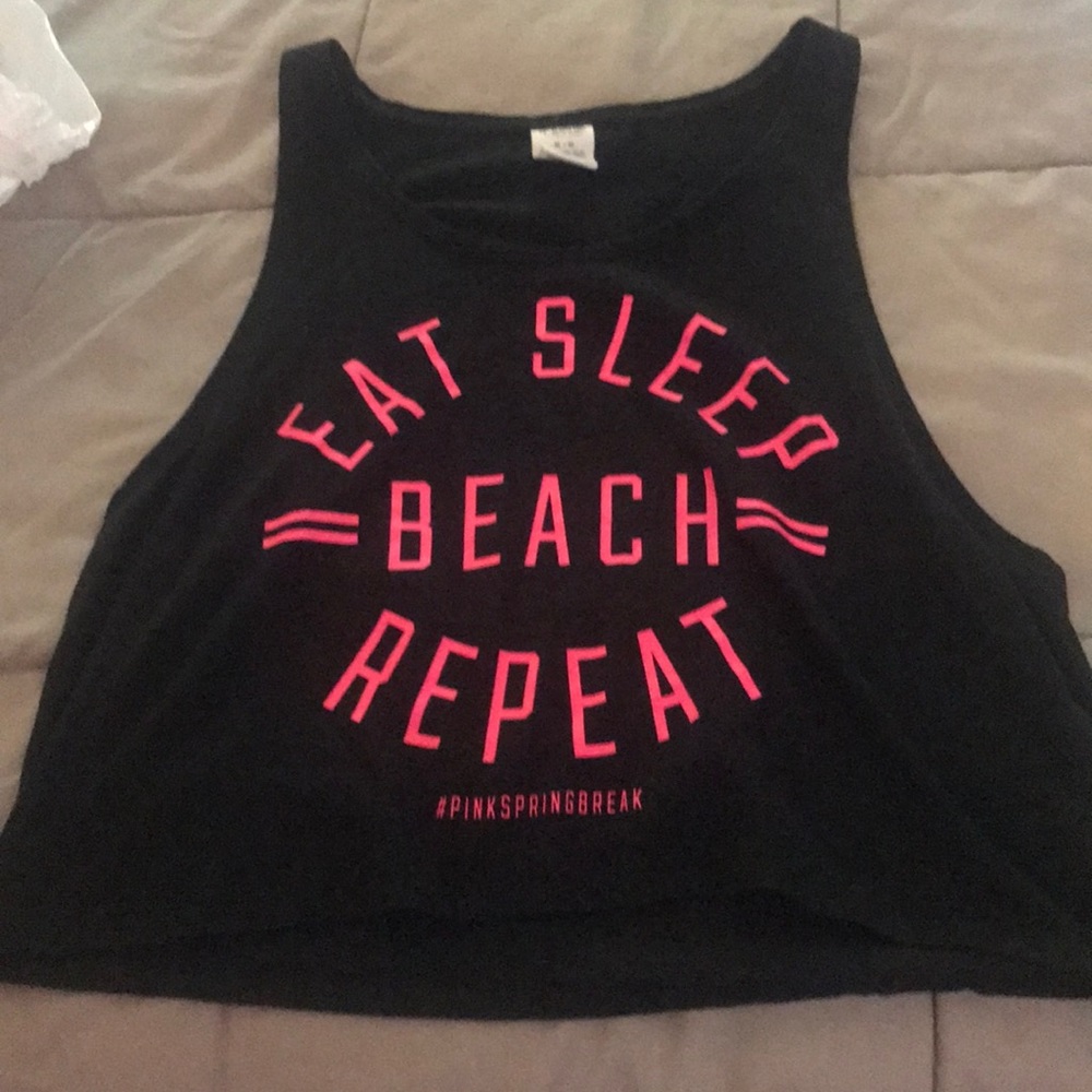 Pink crop top